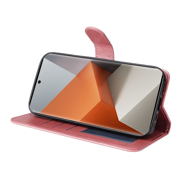 SKALO Xiaomi Redmi Note 13 Pro+ PU-Läder Plånboksfodral - Fler färger Rosa