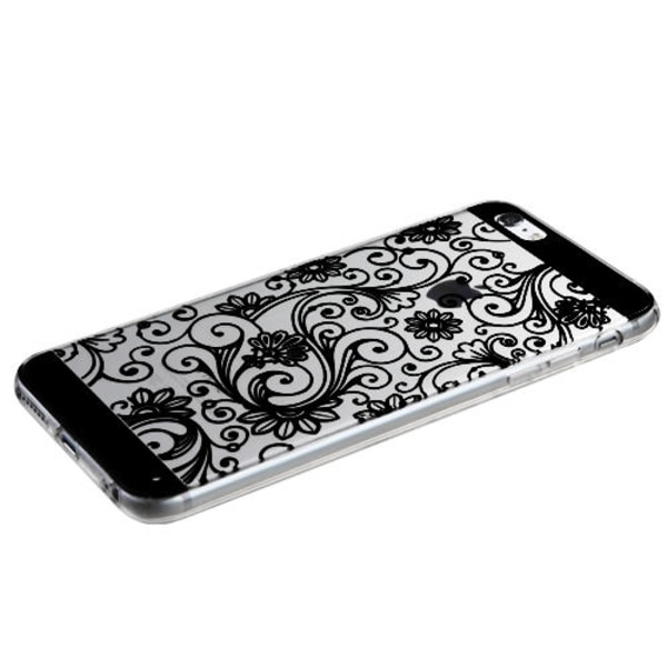 Flower Silicone TPU-kuori iPhone 6 / 6S:lle - enemmän värejä White