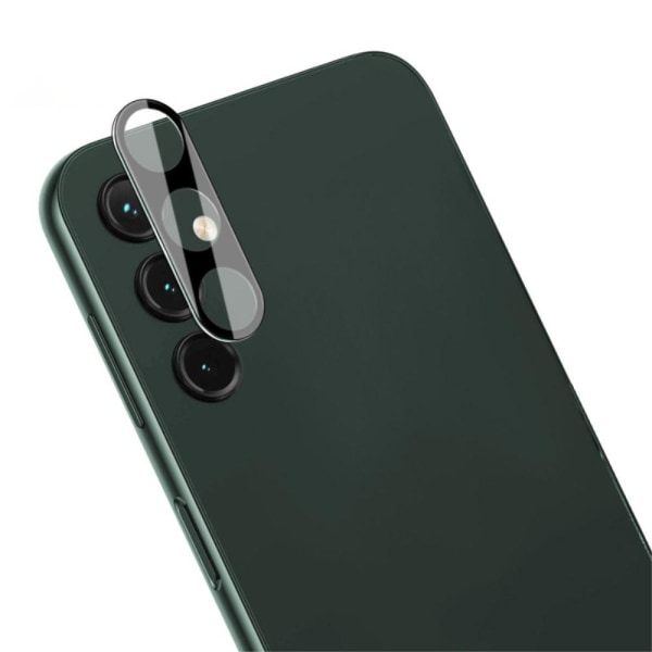 SKALO Samsung A14 4G/5G 3D Linsskydd/Kameraskydd Härdat Glas Svart
