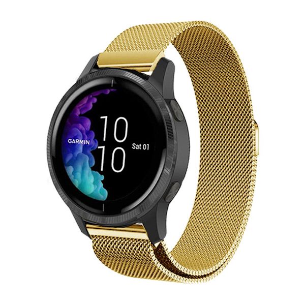 SKALO Milanese Loop to Garmin Venu 2S - Valitse väri Gold