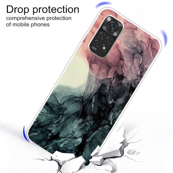 SKALO Xiaomi Redmi Note 11 Pro Marmor TPU-skal - Motiv 4 multifärg