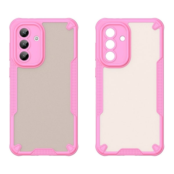 SKALO Samsung A36 5G Armor Hybrid Frosted Suojakuori - Pinkki Pink