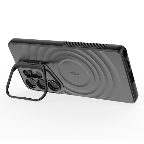 SKALO Samsung S25 Ultra Ripple Texture Skal - Grå grå