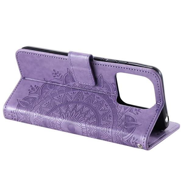 SKALO Xiaomi 13 Pro 5G Mandala lompakkokotelo - Violetti Purple