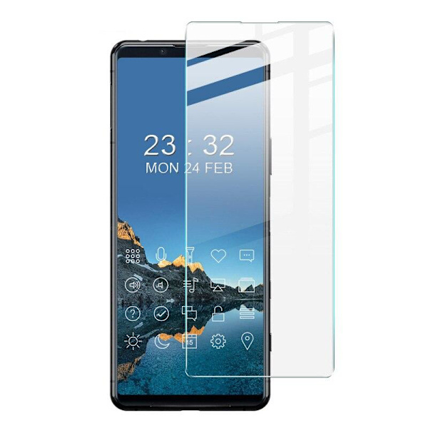 2-PACK SKALO Sony Xperia 5 III Skärmskydd i Härdat glas Transparent