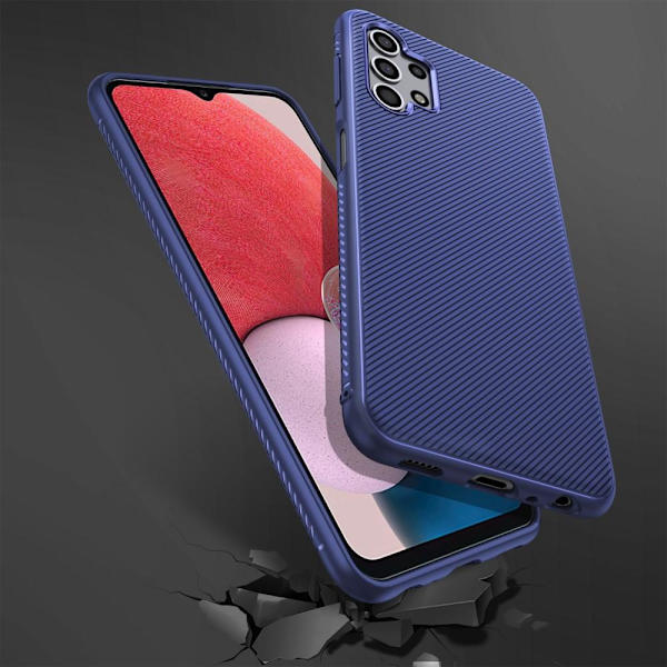 SKALO Samsung A13 4G Twill TPU kuori - - Sininen Blue