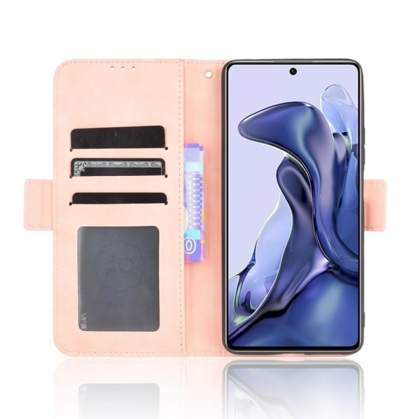 SKALO Xiaomi 11T/11T Pro 6-SLOT Pung Etui - Pink Pink