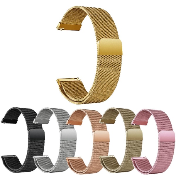 SKALO Milanese Loop til Samsung Watch 5 44mm - Vælg farve Gold