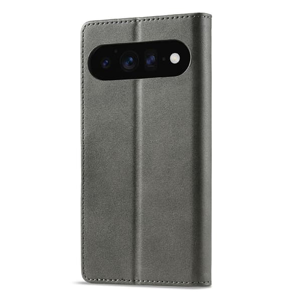 SKALO LC.IMEEKE Premium PU-läder Plånboksfodral för Google Pixel 11 - Grå grå