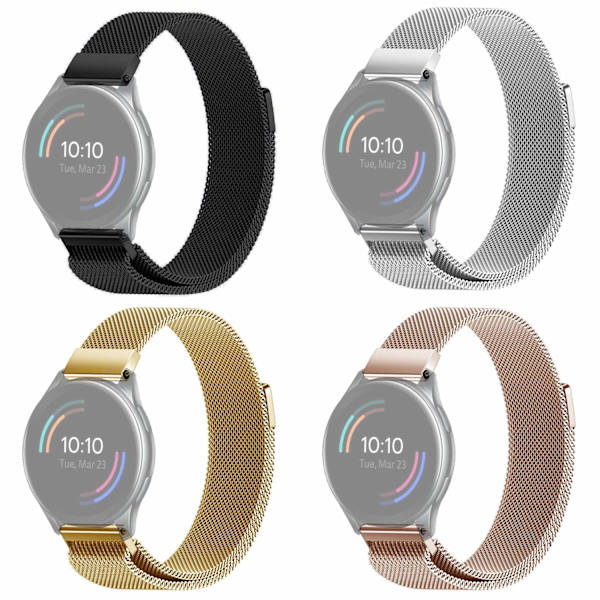 SKALO Milanese Loop till OnePlus Watch - Fler färger Rosa guld