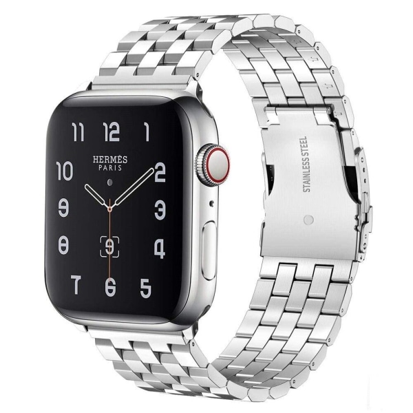 SKALO Fyrkant Metallarmband Apple Watch 42/44/45/49mm - Fler färger Silver