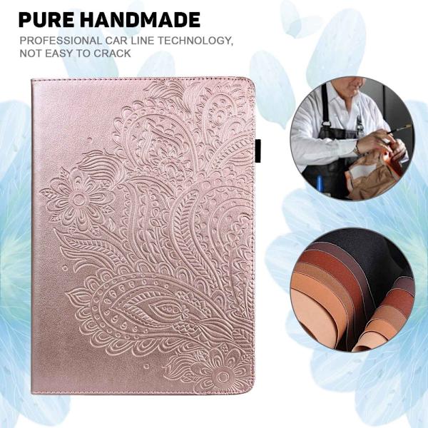 SKALO Xiaomi Redmi Pad Mandala Fodral - Roséguld Rosa guld