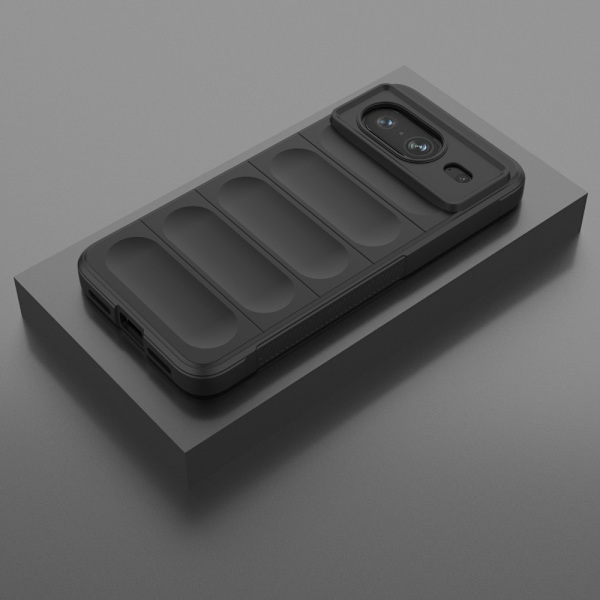 SKALO Google Pixel 8 Rugged Bumpers TPU-Skal Mörkblå