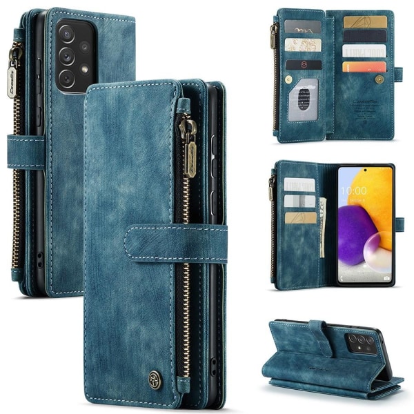 CaseMe Samsung A13 4G CaseMe Big Wallet Plånboksfodral - Blå Blå