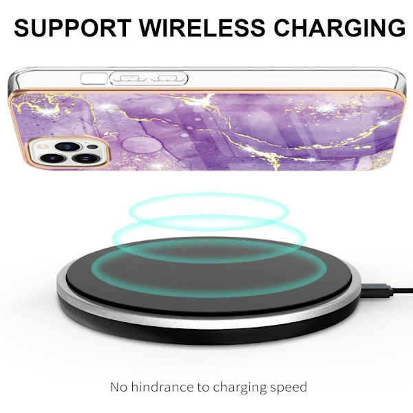 SKALO iPhone 15 Pro Max Marmor TPU-skal - Motiv 2 multifärg