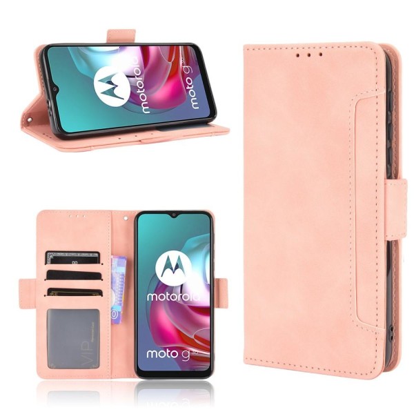SKALO Moto G20/G30 6-FACK Plånboksfodral - Rosa Pink