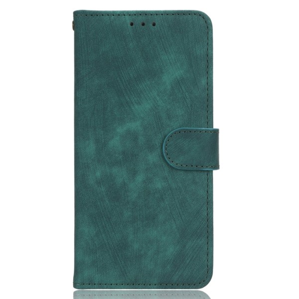 SKALO Samsung A14 4G/5G Flip Cover m. pung i PU-læder - Grøn Green