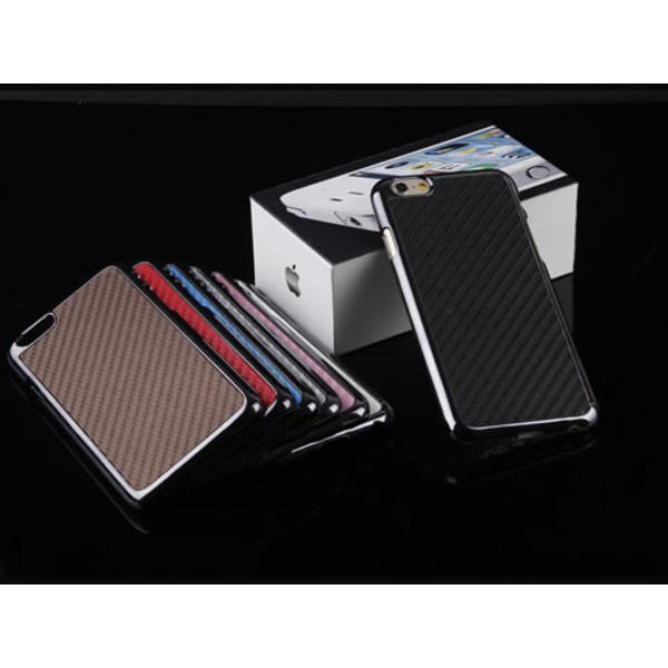 iPhone 6/6S Carbon fiber Skal - fler färger Blå