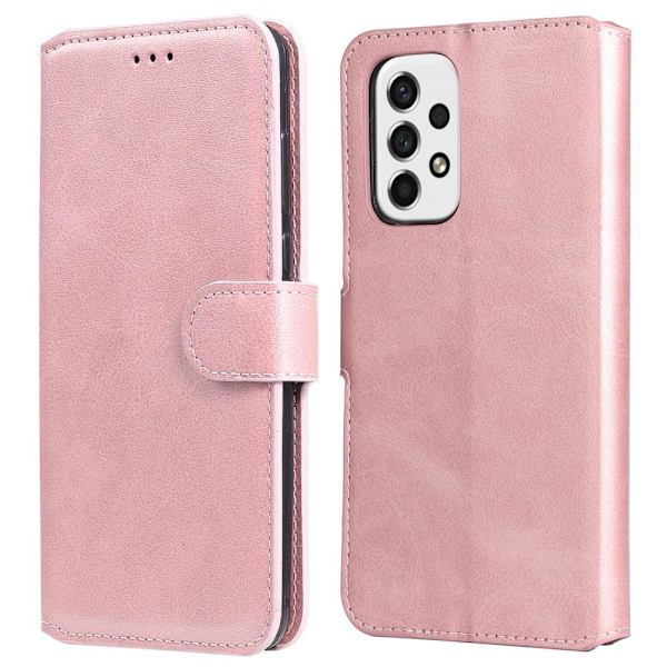 SKALO Samsung A53 5G Classic Lompakkokotelo - Pinkki Pink