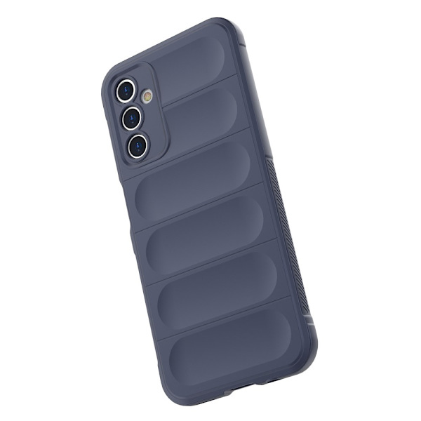 SKALO Samsung A14 4G/5G Rugged Bumpers TPU-suojakuori Dark blue