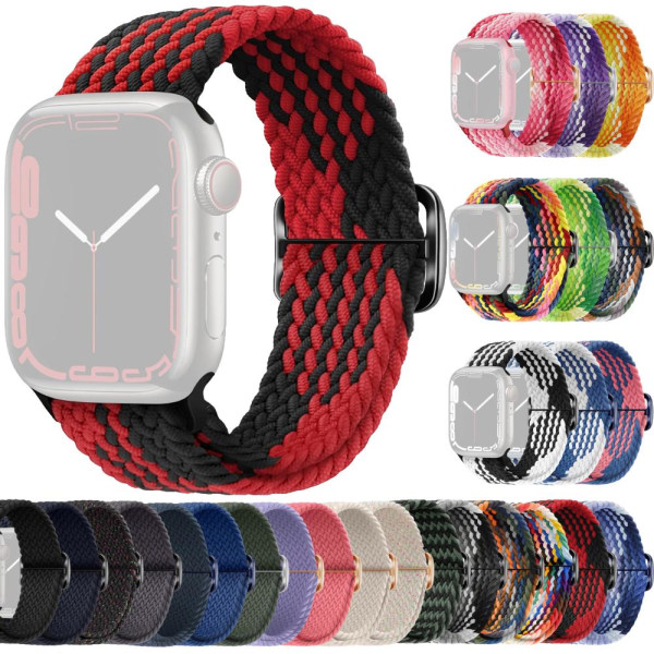 SKALO Punottu -ranneke Apple Watch 38/40/41mm - Valitse väri Multicolor