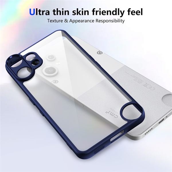 SKALO Nothing CMF Phone 2 Pro Matte Skin Touch Hybrid Suojakuori - Sininen Blue