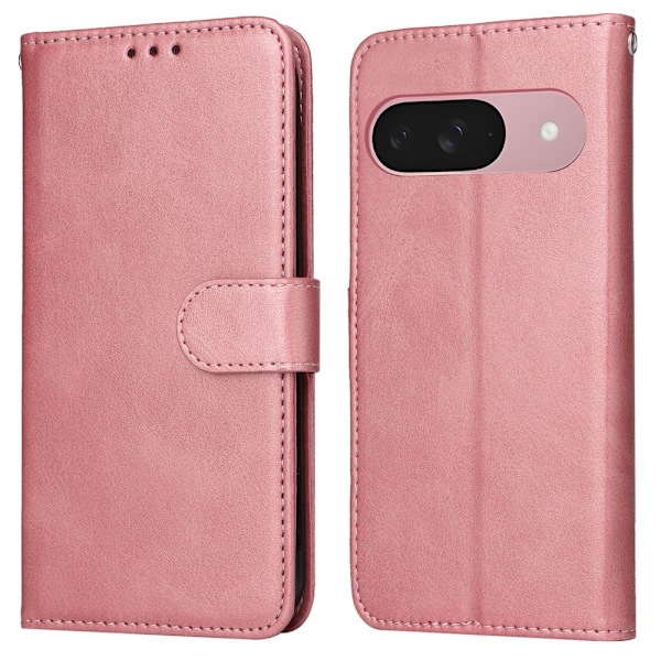 SKALO Google Pixel 9a PU-läder Plånboksfodral - Fler färger Rosa