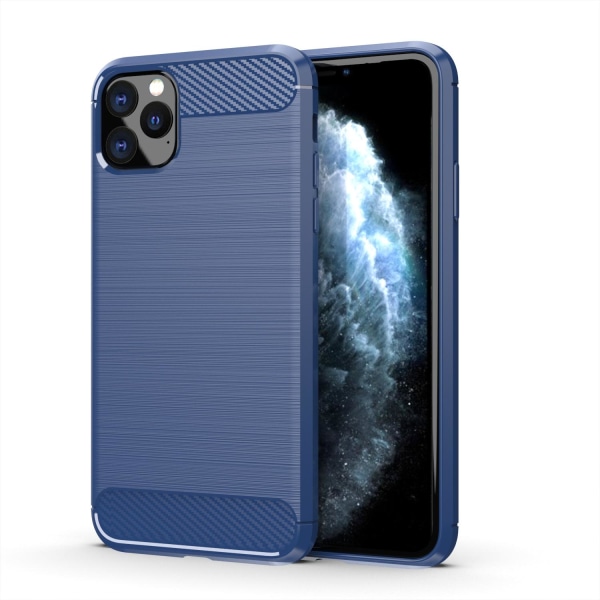 SKALO iPhone 11 Pro Armor Carbon Stødsikker TPU-cover - Vælg far Red