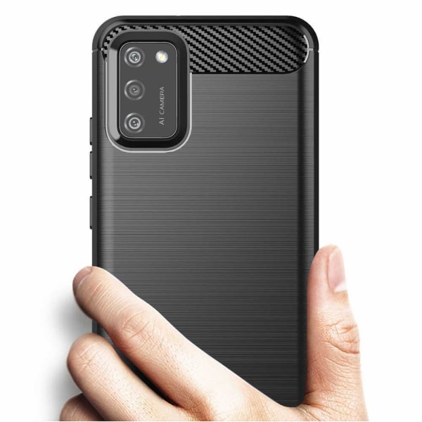 Stöttåligt Armor Carbon TPU-skal Samsung A02s Blue