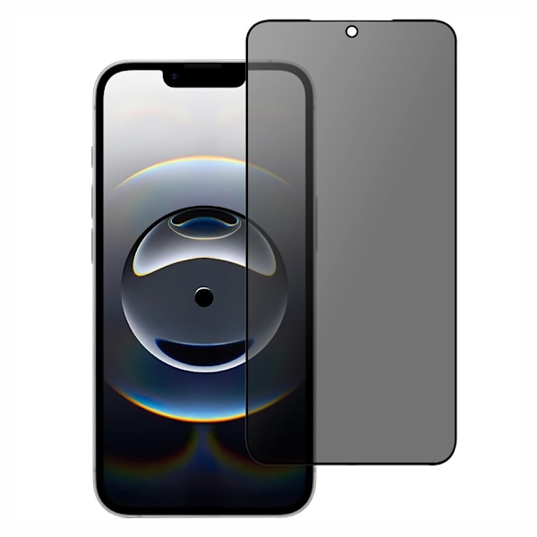 SKALO iPhone 16e Privacy Hærdet Glas Skærmbeskyttelse - Sort Black