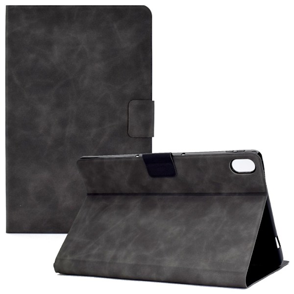 SKALO iPad 10.9 (2022) PU-nahkainen Lompakkokotelo - Harmaa Grey