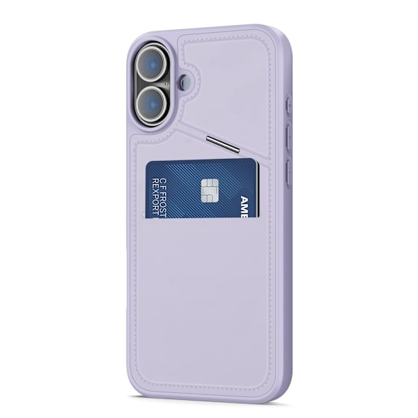 DUX DUCIS iPhone 16 Plus Rafi II Series Cover med Kortholder - Lilla Purple