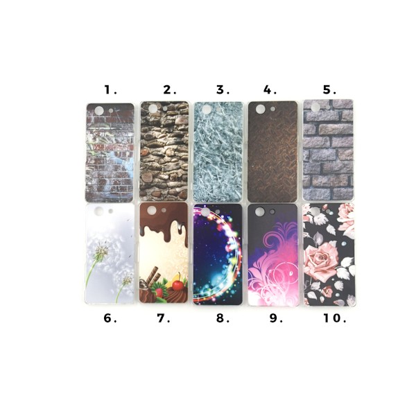Skal med motiv Sony Xperia Z3 Compact MultiColor Motiv 4