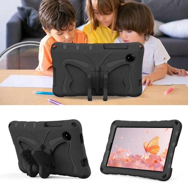 SKALO Xiaomi Redmi Pad SE 8.7 Butterfly EVA Kotelo - Musta Black