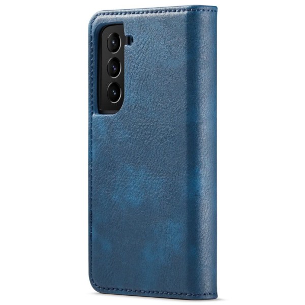 DG MING Samsung S22 2-i-1 Magnet Plånboksfodral - Blå Blå