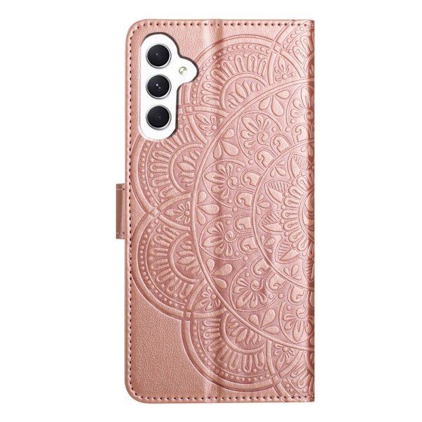 SKALO Samsung A15 5G Mandala Plånboksfodral - Roséguld Rosa guld