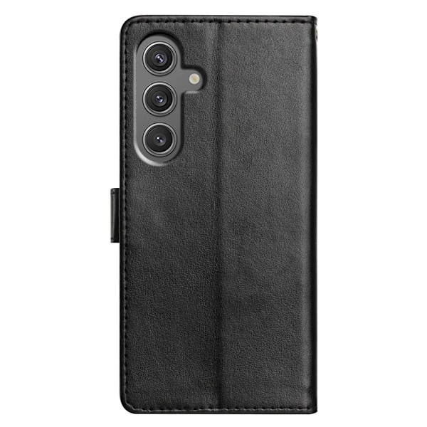 SKALO Samsung A26 5G PU-läder Plånboksfodral - Fler färger Svart