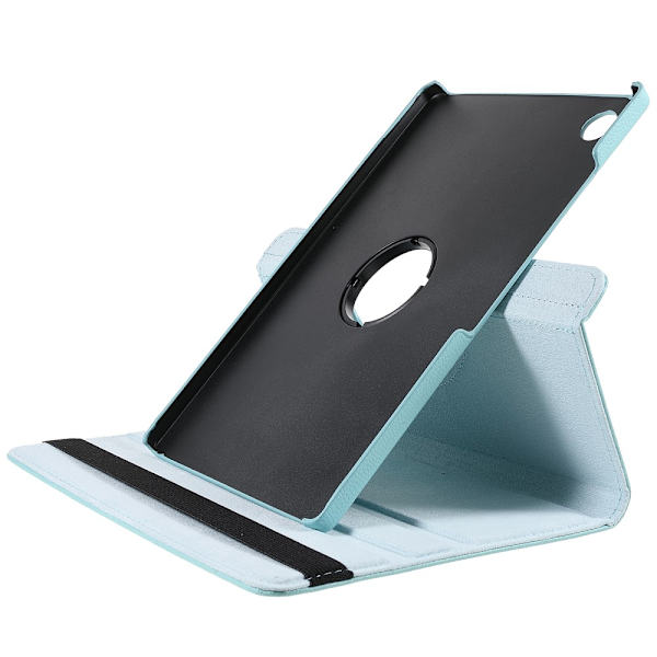 SKALO Samsung Tab A8 10.5 (2021/2022) 360 Litchi Flip Cover - Turkis Turquoise