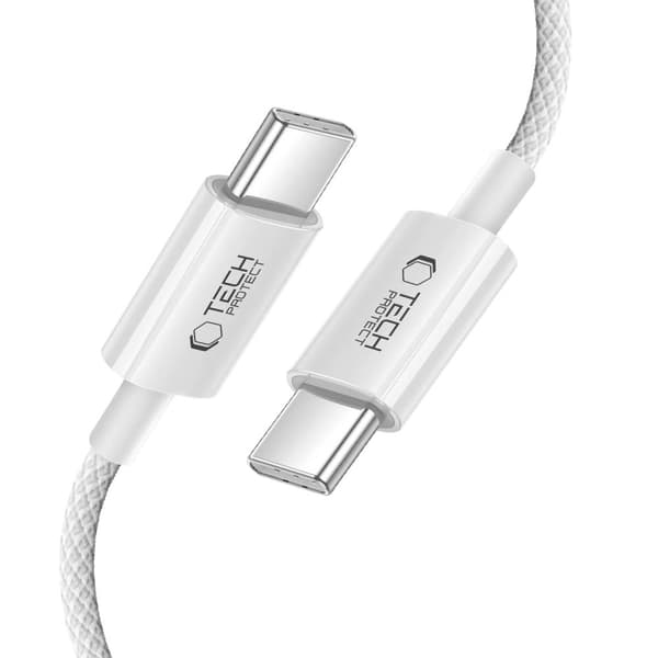 Tech-Protect Ultraboost Lite USB-C-kabel 60W 1m - Cool Grey grå