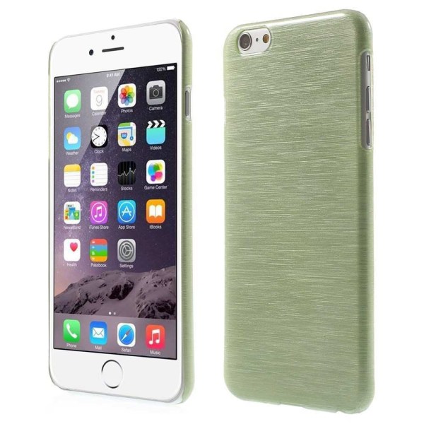 Blankt borstat stål hårdskal iPhone 6/6S - fler färger Grön