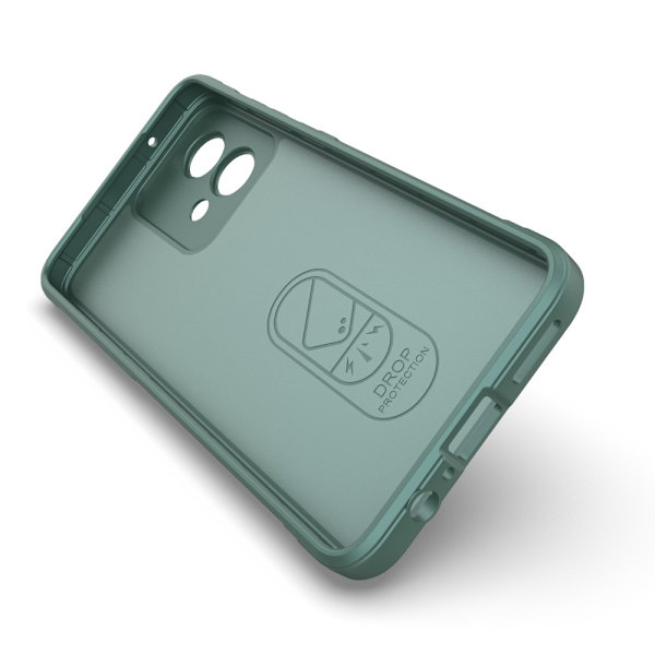 SKALO Motorola Moto G84 5G Rugged Bumpers TPU-Skal Grön