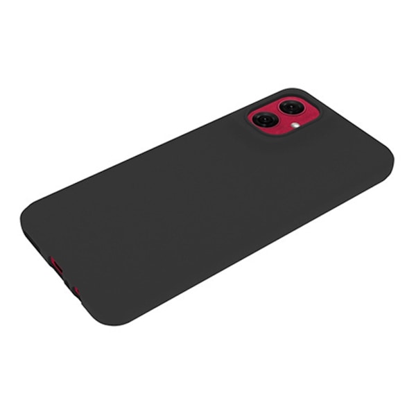 SKALO Motorola Moto G55 5G Matte Black Ultra-tynd TPU Cover Black