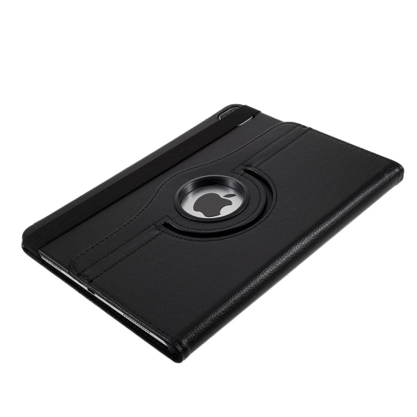 SKALO iPad Pro 12.9 (Gen 4/5/6) 360 Litchi Flip Cover - Sort Black