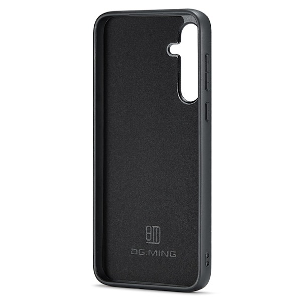 DG MING Samsung S25 Premium PU-Läder Hybrid Skal - Mörkbrun Mörkbrun