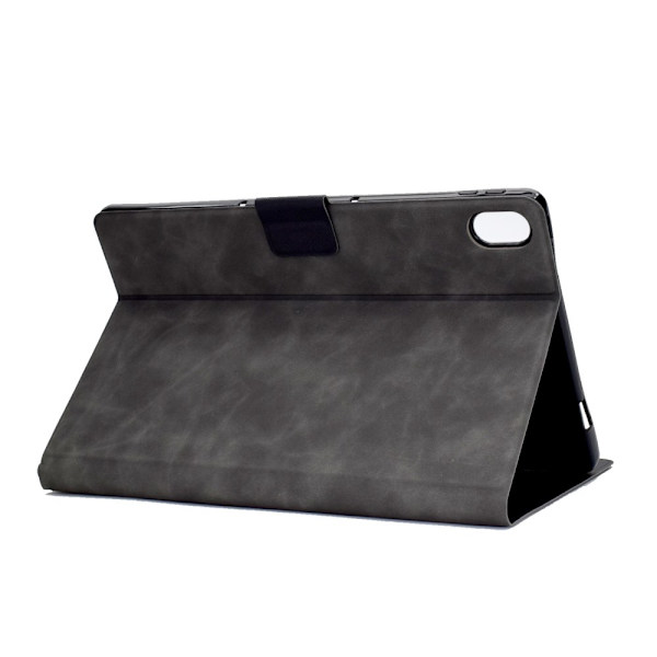 SKALO iPad 10.9 (2022) PU-nahkainen Lompakkokotelo - Harmaa Grey