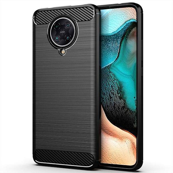 Stöttåligt Armor Carbon TPU-skal Xiaomi Poco F2 Pro - fler färger Svart
