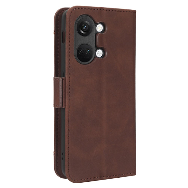 SKALO OnePlus Nord 3 5G / Ace 2V 6-lokeroa Lompakkokotelo - Ruskea Brown