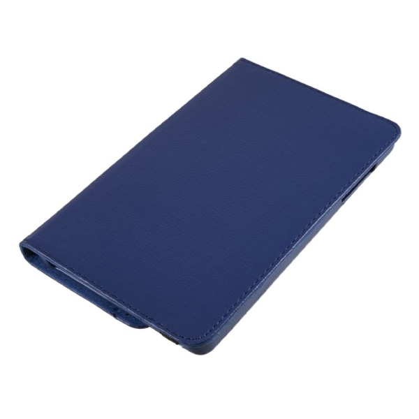 SKALO Lenovo Tab M8 Gen 4 360 Litchi Flip Cover - Mørkeblå Dark blue