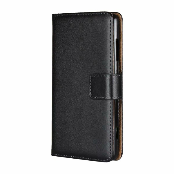 SKALO Xiaomi Redmi Note 11 Pro Lompakkokotelo Aitoa nahkaa - Valitse väri Black