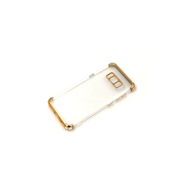 Extra tåligt design TPU | färgade kanter Samsung S8+ - fler färg Guld